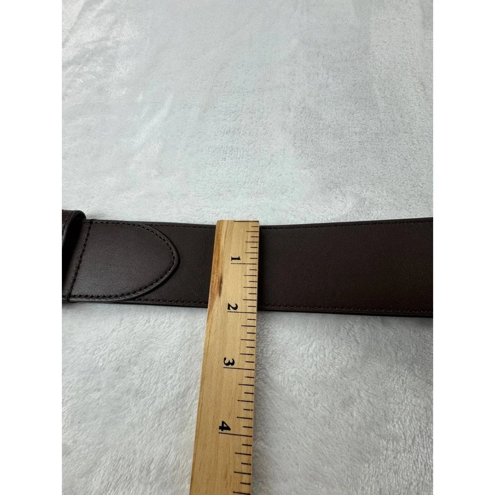 NWT Lauren Ralph Lauren Classic Buckle 50 Belt Women's Chestnut Brown‎ Belts